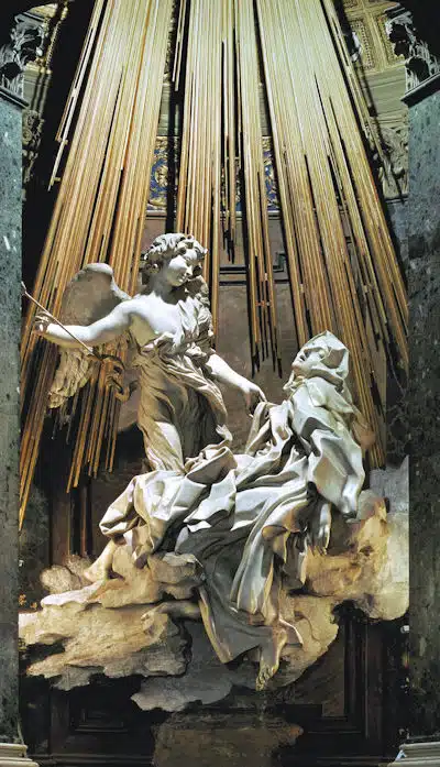 Perle d'arte. GianLorenzo Bernini Estasi di santa-Teresa1647-52. Roma Chiesa di Santa Maria dellaVittoria
