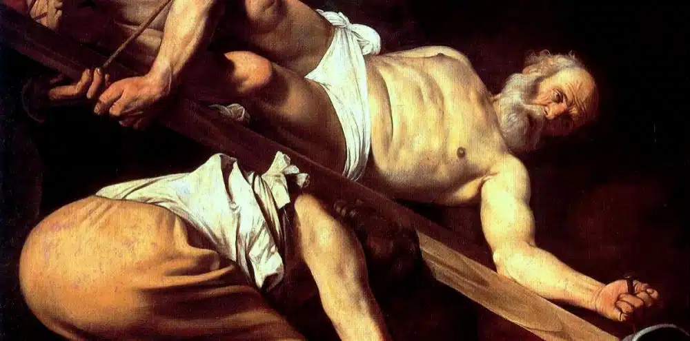 Caravaggio. martirio di S. Pietro -dettagli ©Artepiù